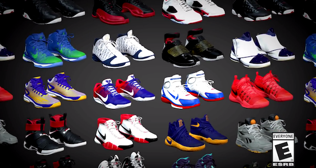 NBA 2K17 sneakers