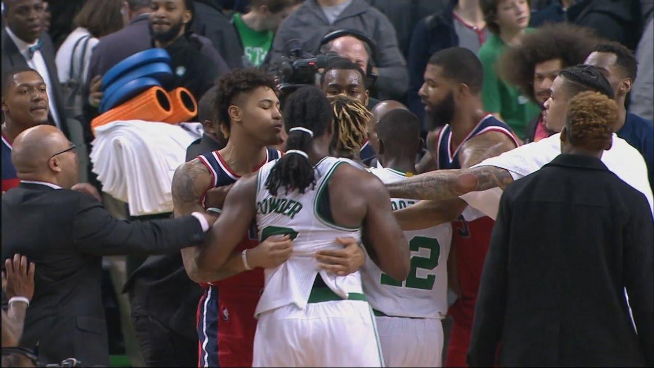 Celtics Wizards fight