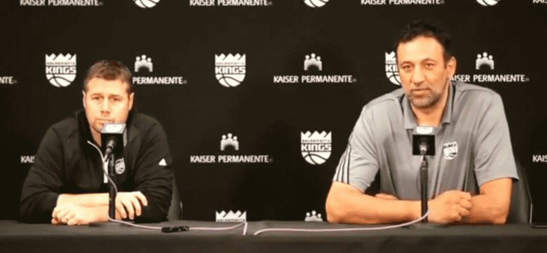 Vlade Divac et Dave Joerger, Sacramento Kings