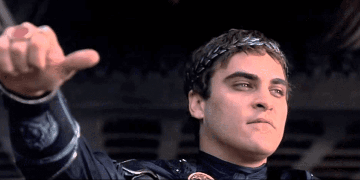 loser, négatif, thumb down