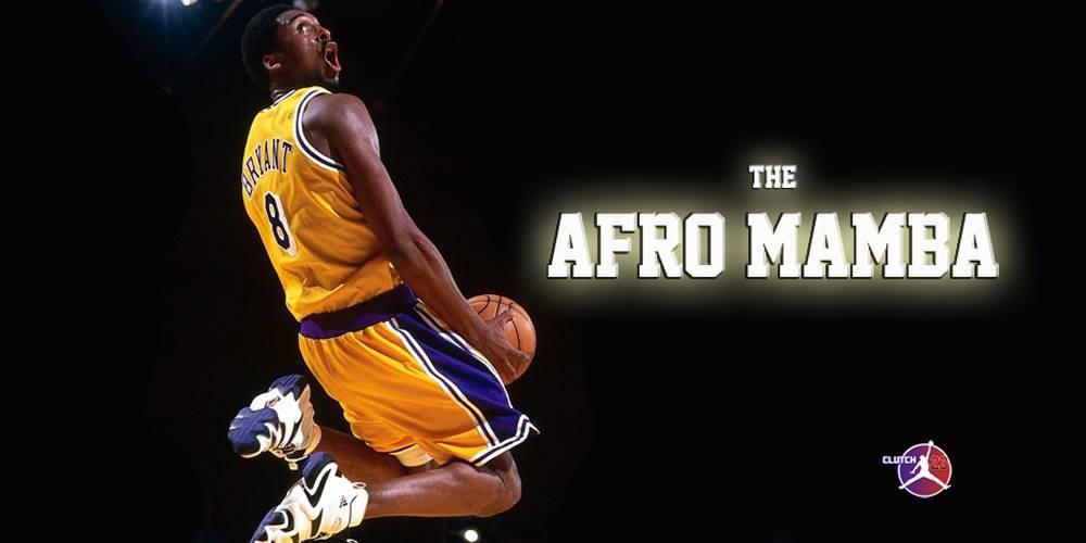 Kobe Bryant The Afro Mamba