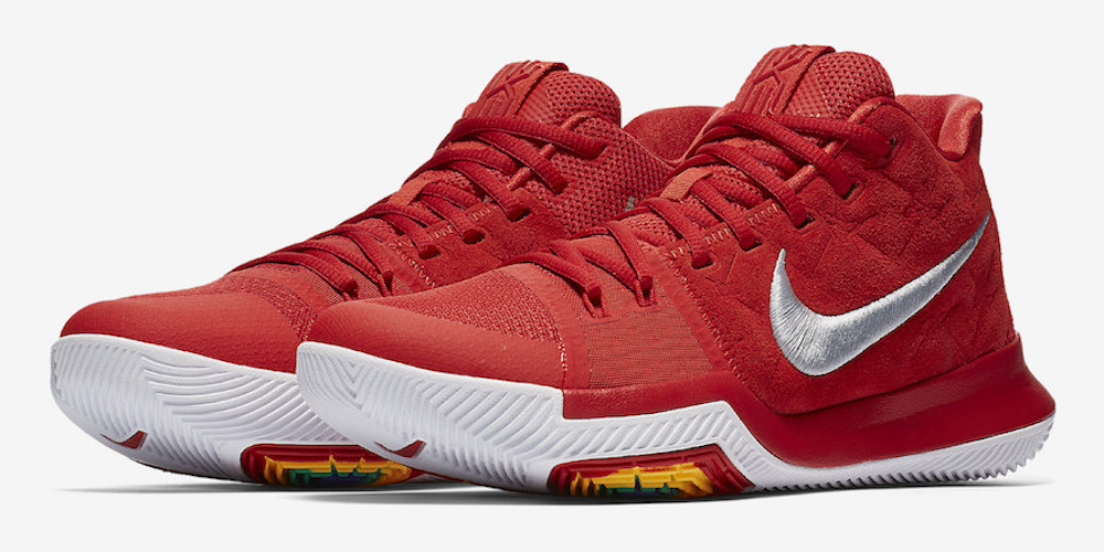 Nike Kyrie 3 Red Suede