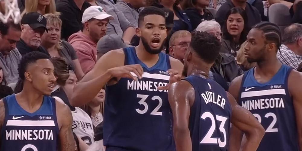 Wolves Karl-Anthony Towns Jeff Teague, Jimmy Butler Andrew Wiggins