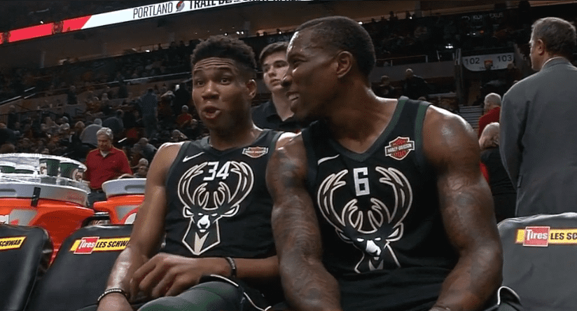 Bucks pari - Giannis Antetokounmpo Eric Bledsoe Bucks