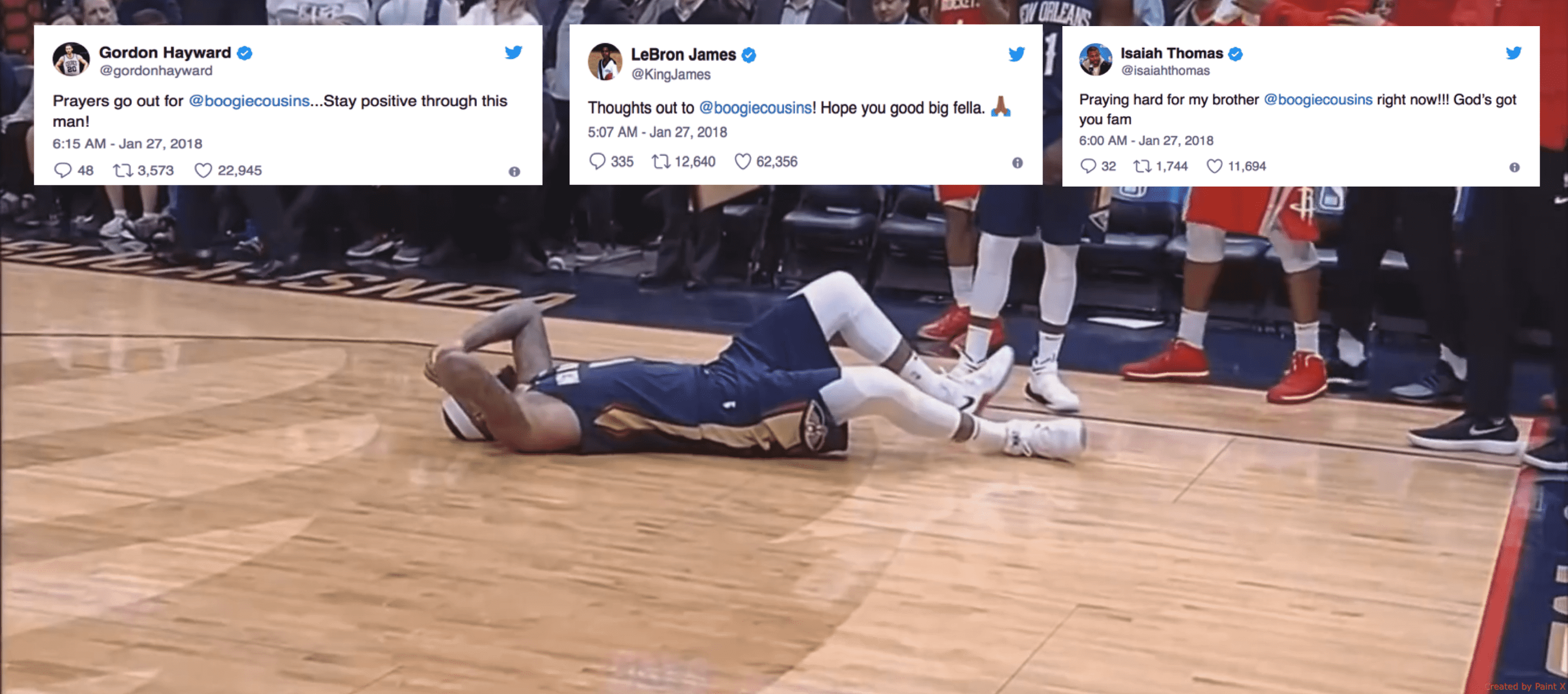 DeMarcus Cousins blessure