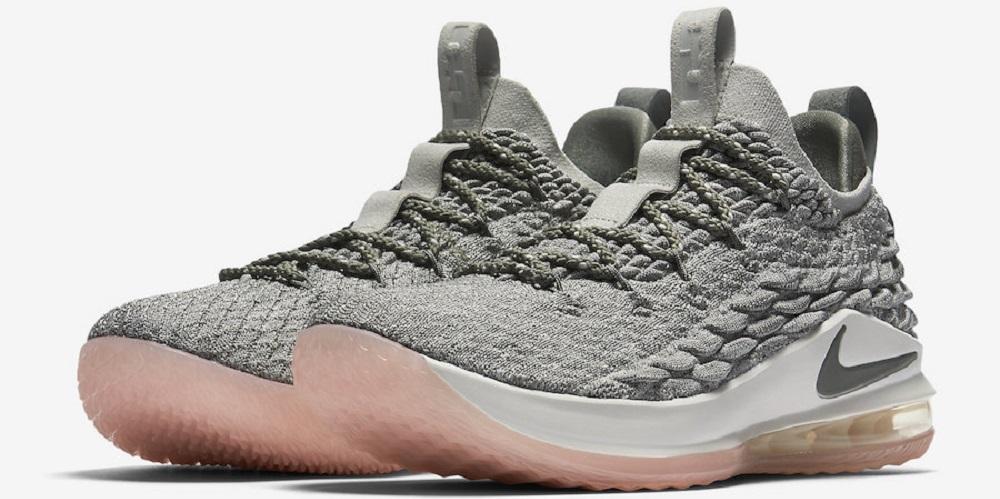 Nike LeBron 15 Low Light Bone Dark Stucco