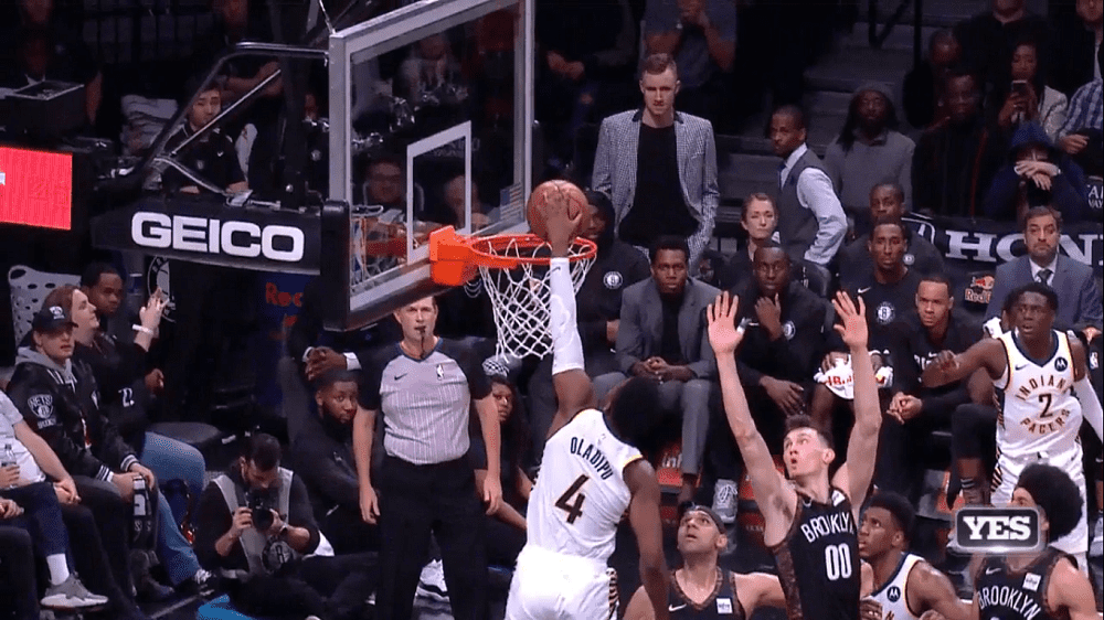 Victor Oladipo Pacers vs Nets
