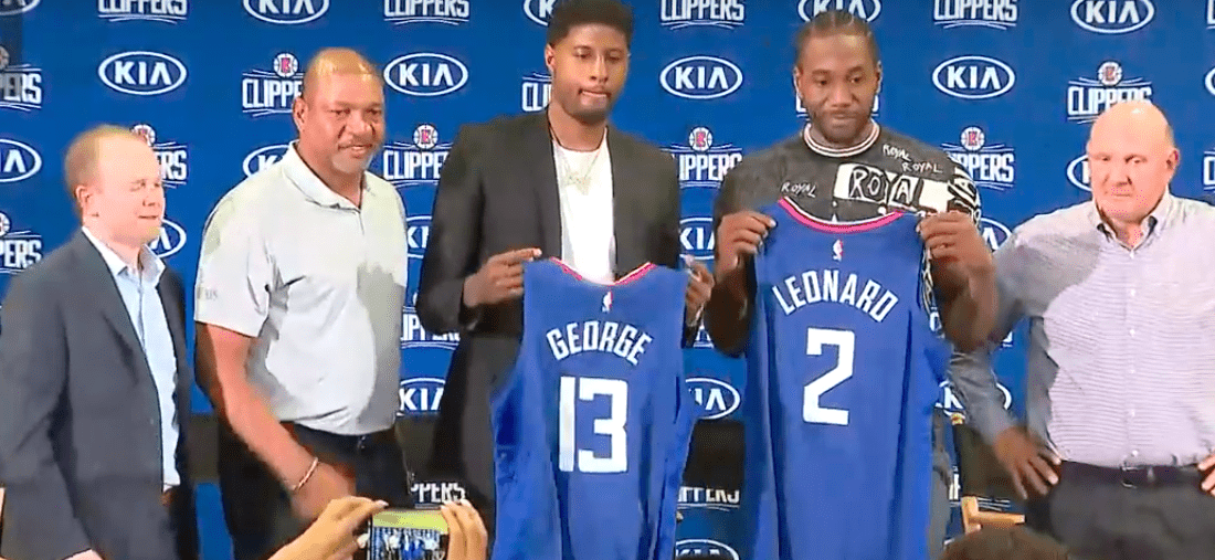 Clippers Paul George Kawhi Leonard