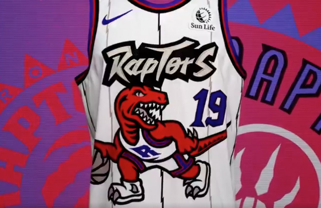maillot rétro Raptors