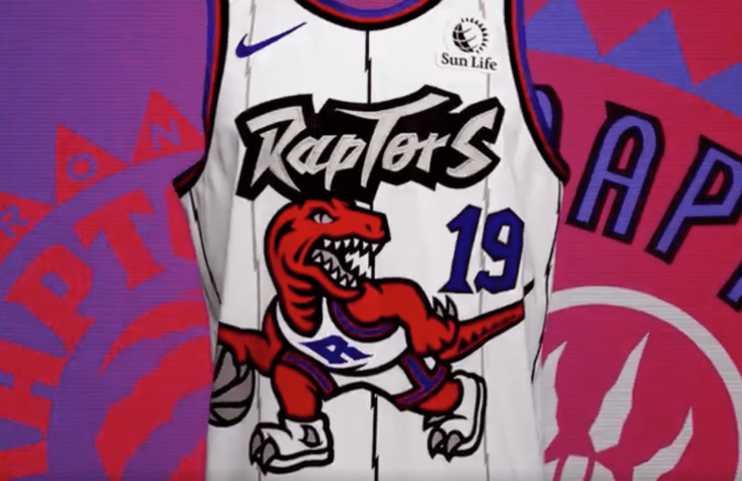 maillot rétro Raptors