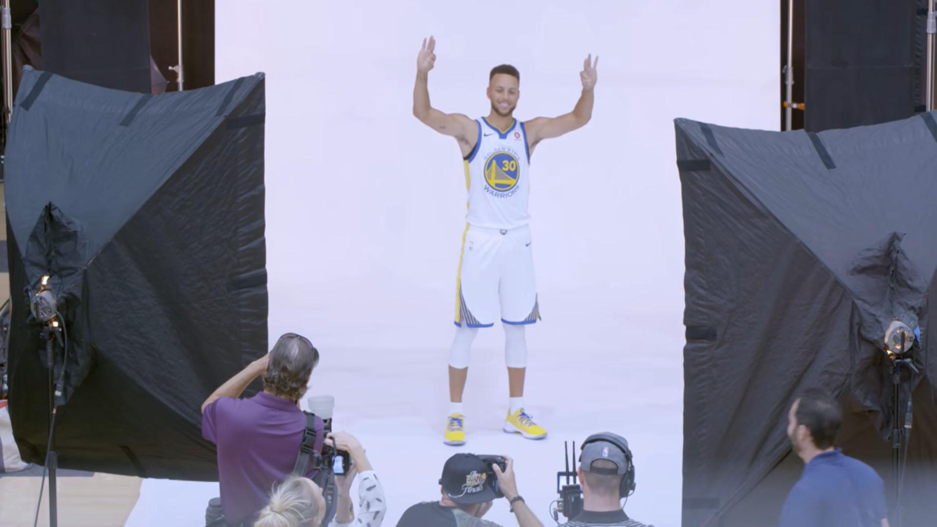 Warriros Stephen Curry Media Day