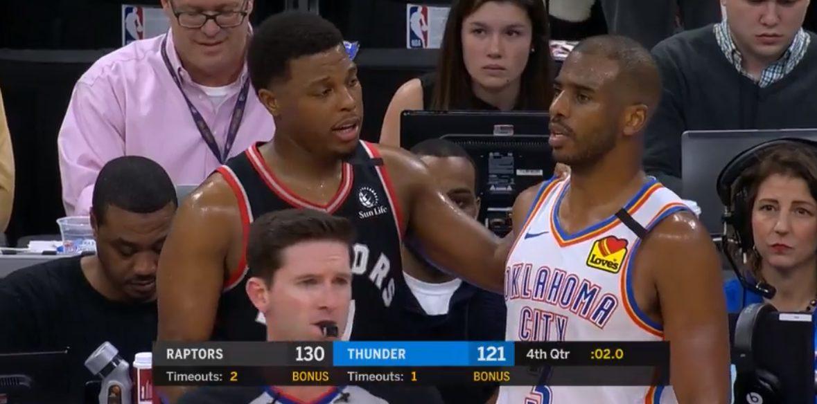 Kyle Lowry Chris Paul 16 janvier 2020