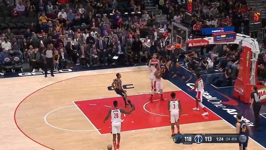 Rudy Gobert dunk wizards