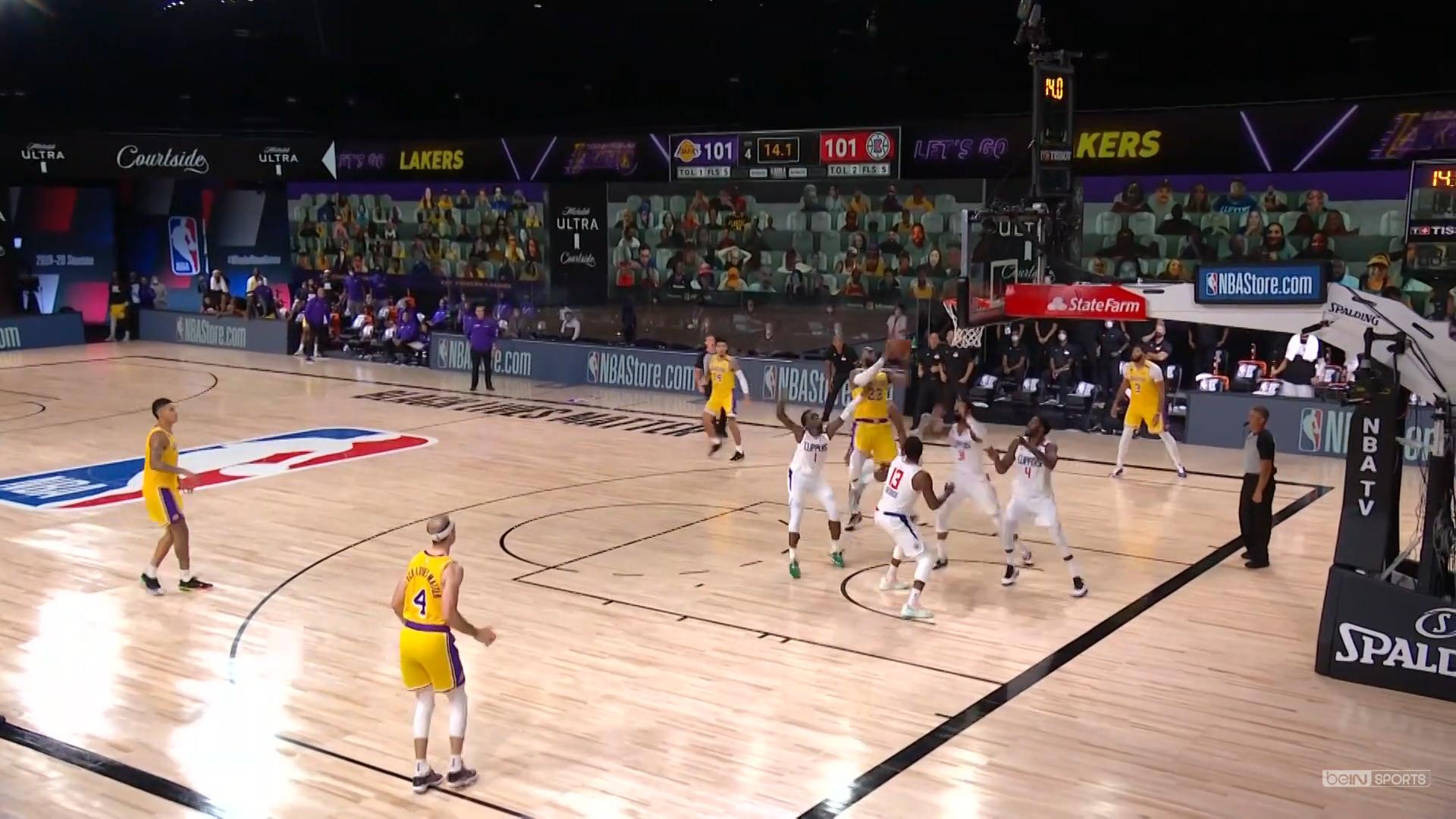 LeBron James 31 juillet 2020