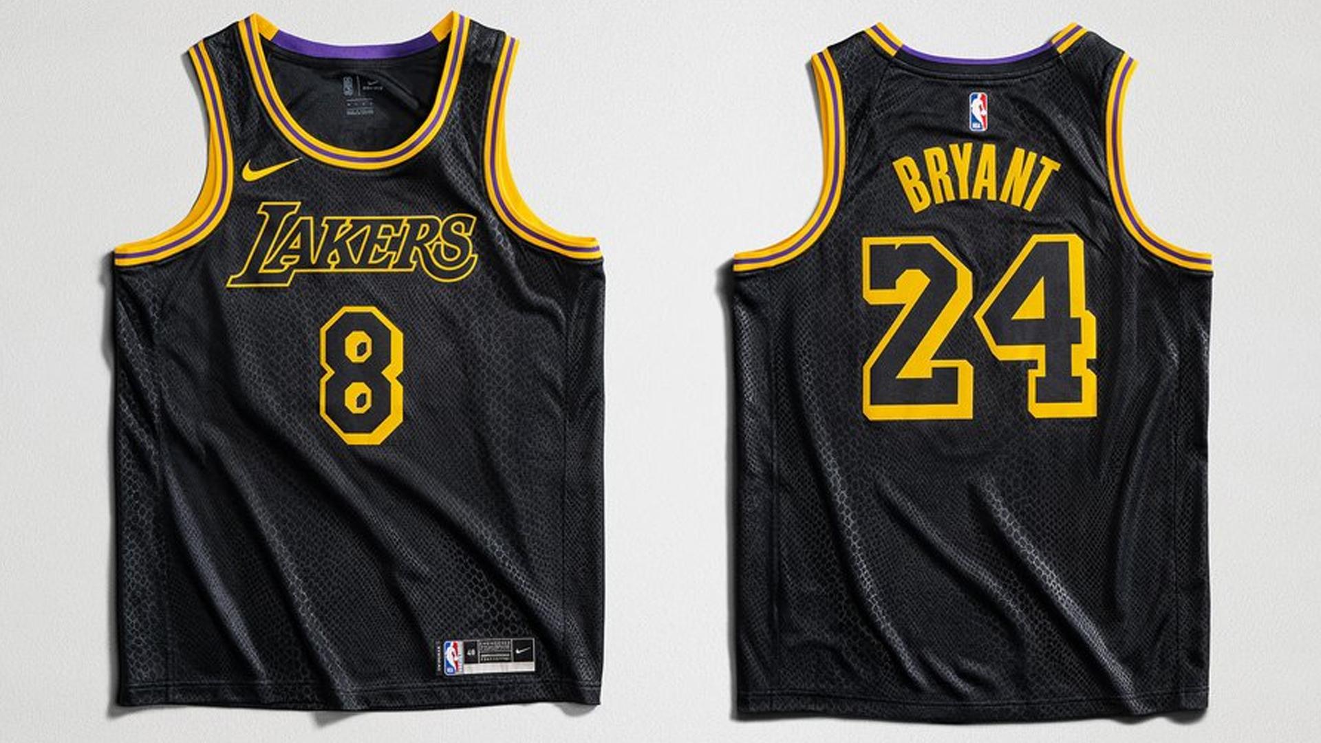 Black Mamba maillot Lakers 18 aout 2020