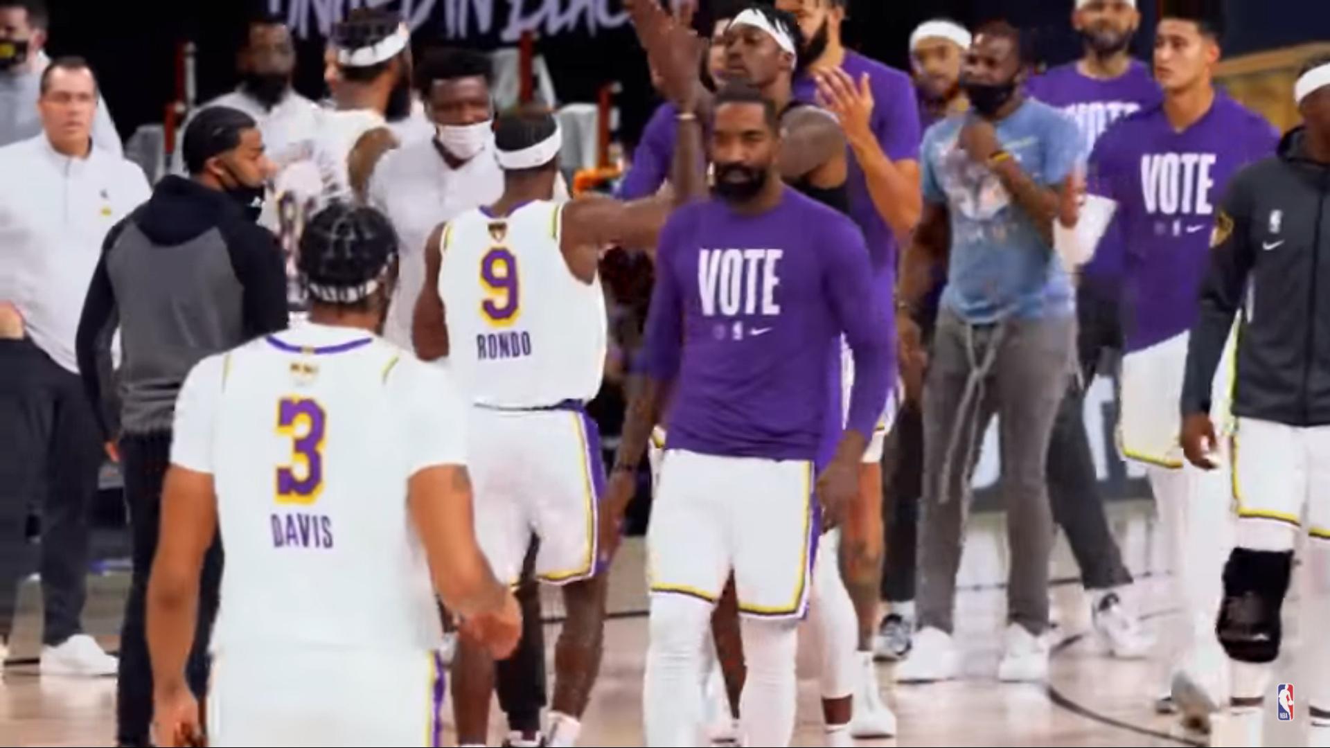 Supporting cast Banc Lakers 7 octobre 2020