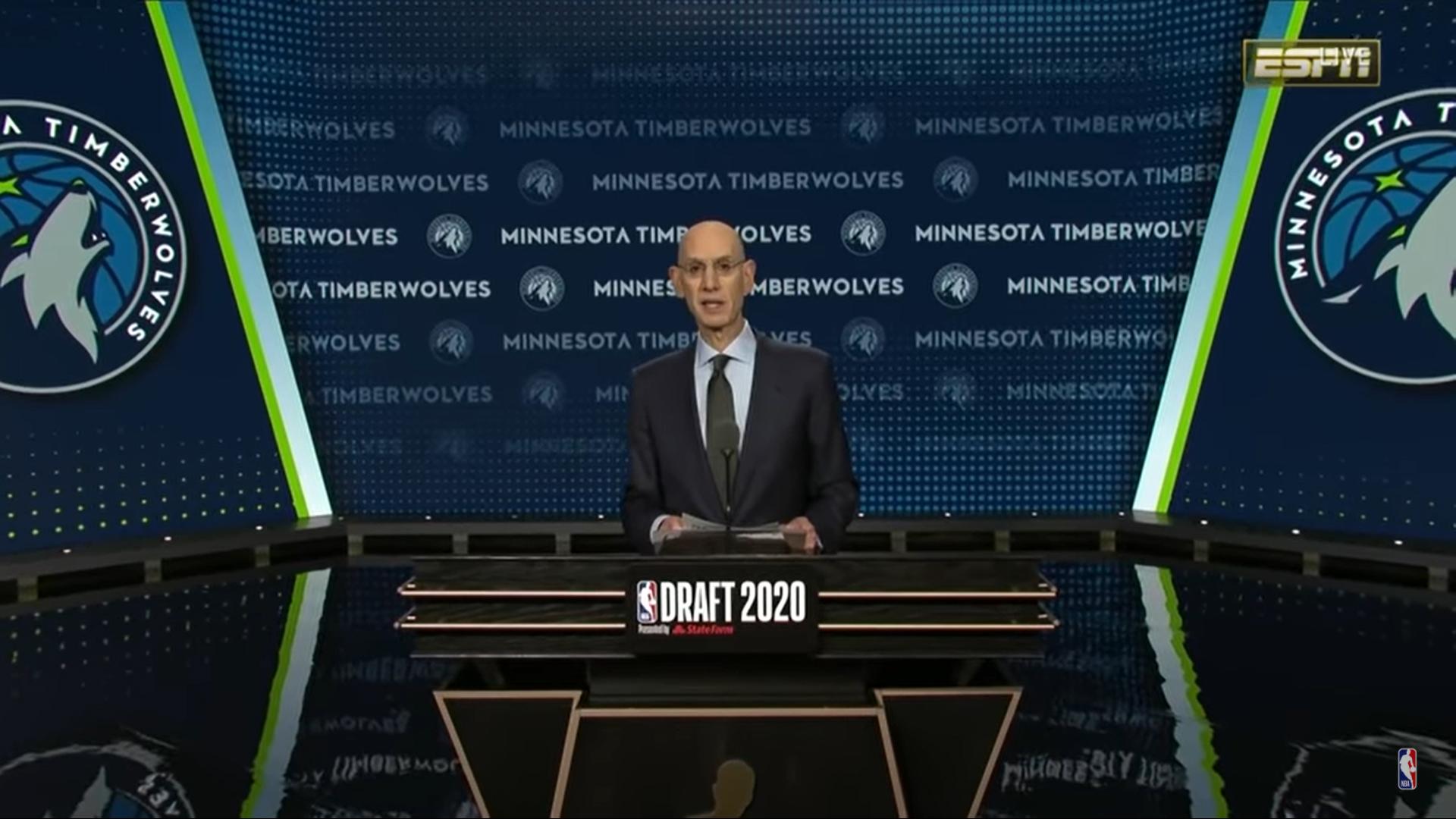 Adam Silver NBA Draft 2020 19 novembre 2020