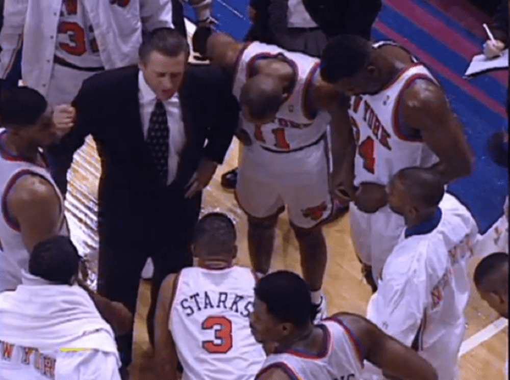 Pat Riley Knicks 1994, 7 novembre 2020