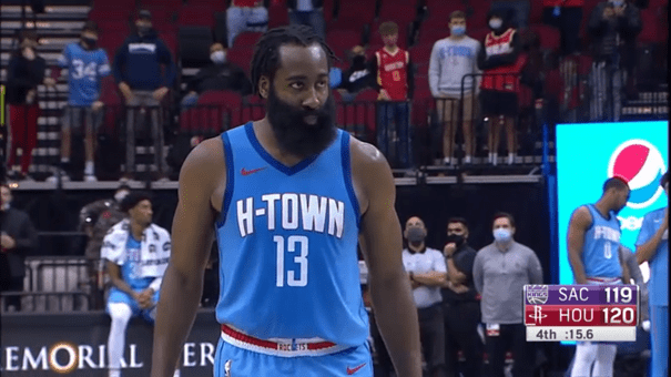 James Harden Houston Rockets 1 janvier 2021