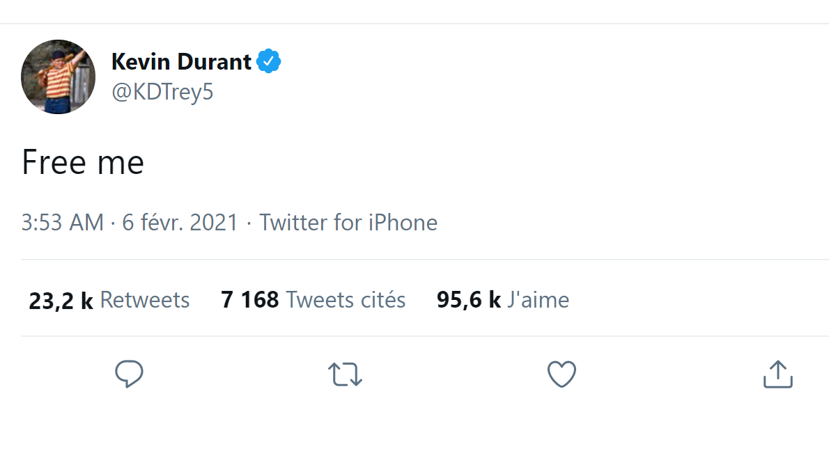 Kevin Durant 6 février 2021