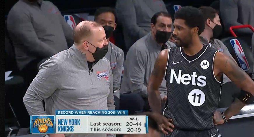 Kyrie Irving Nets Knicks 16 mars 2021