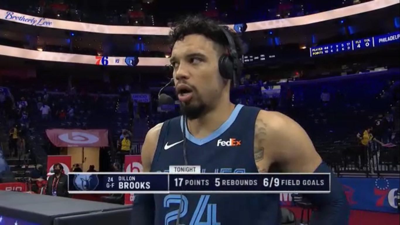 Dillon Brooks Memphis Grizzlies 5 avril 2021