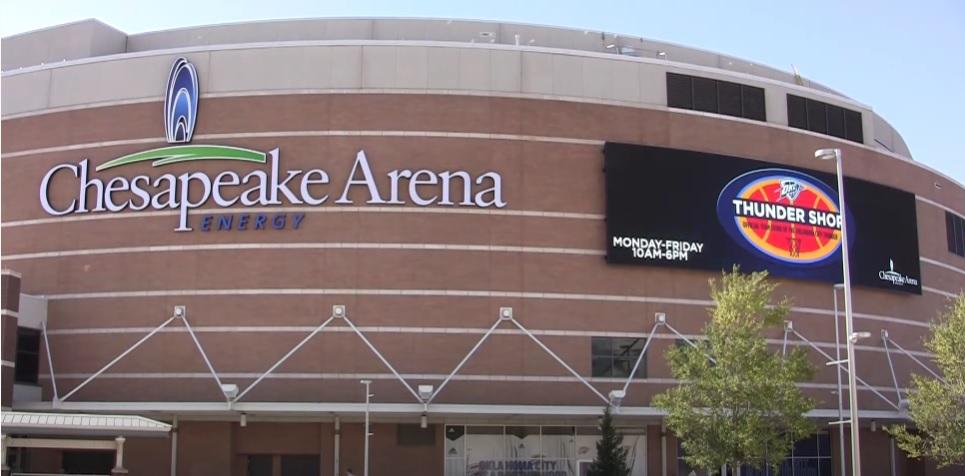 Chesapeake Energy Arena 30 août 2013