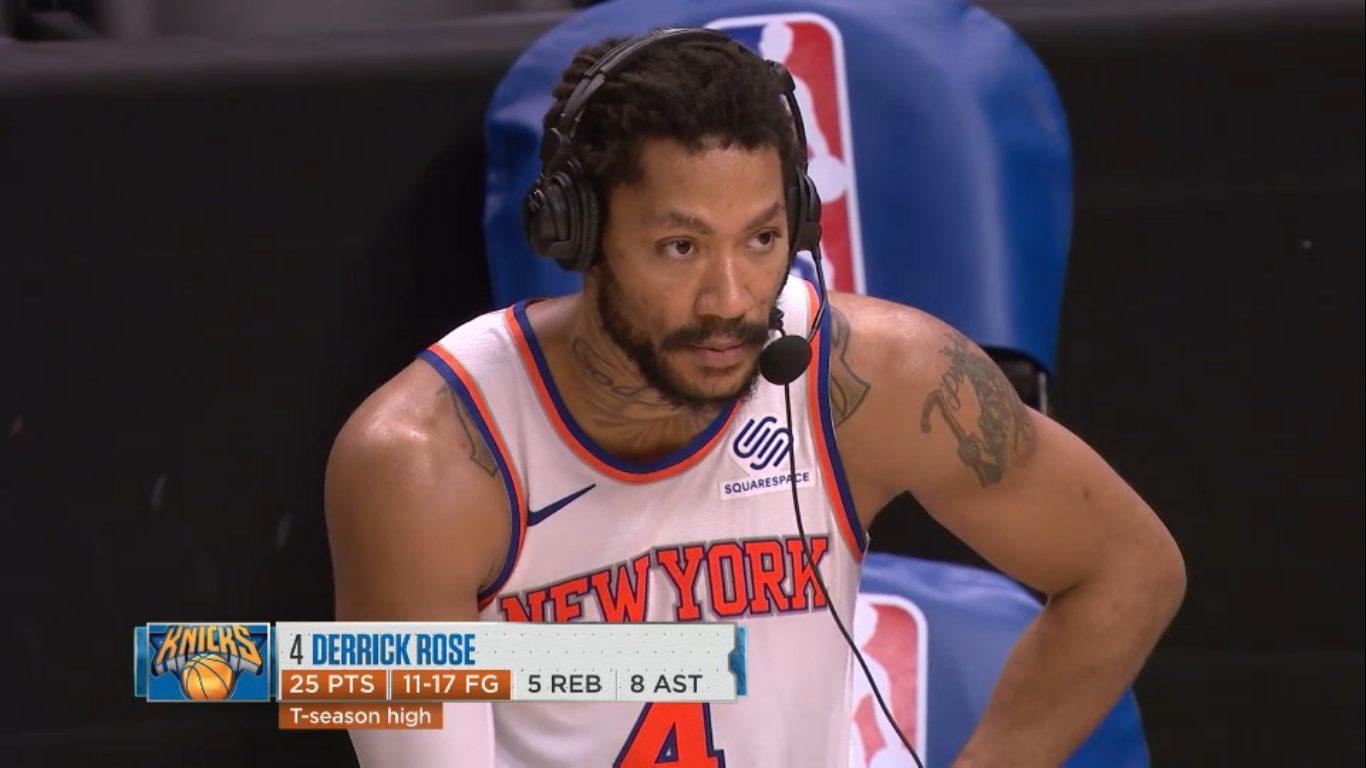 Derrick Rose Knicks 9 mai 2021