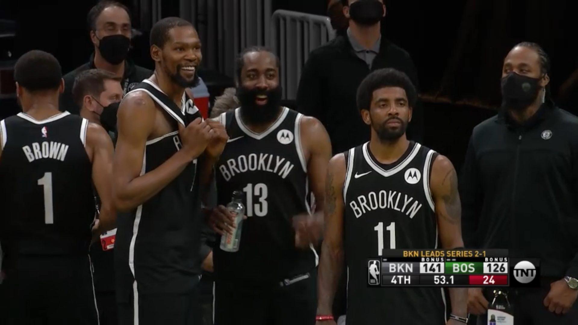 Durant Harden Kyrie Irving Nets 31 mai 2021 preview