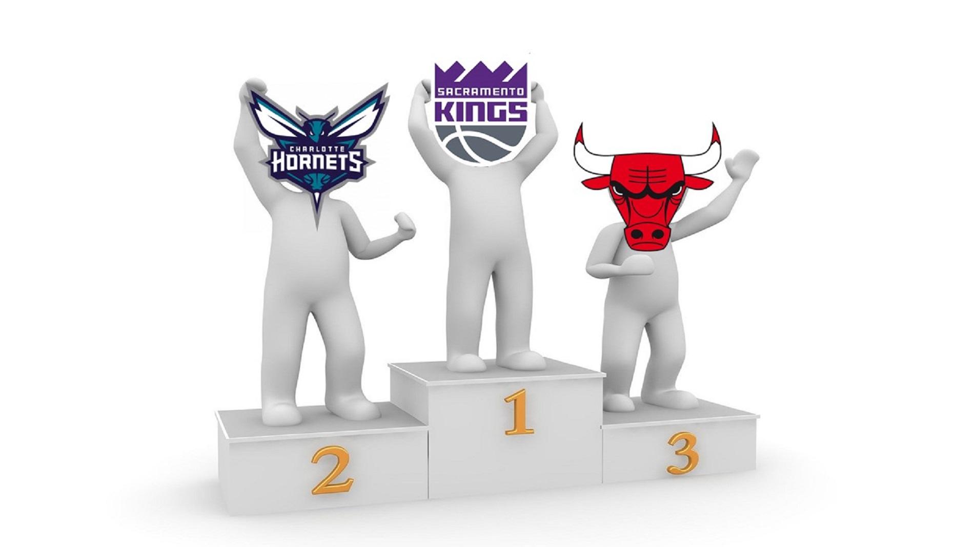Podium Sacramento Kings Charlotte Hornets Chicago Bulls Playoffs