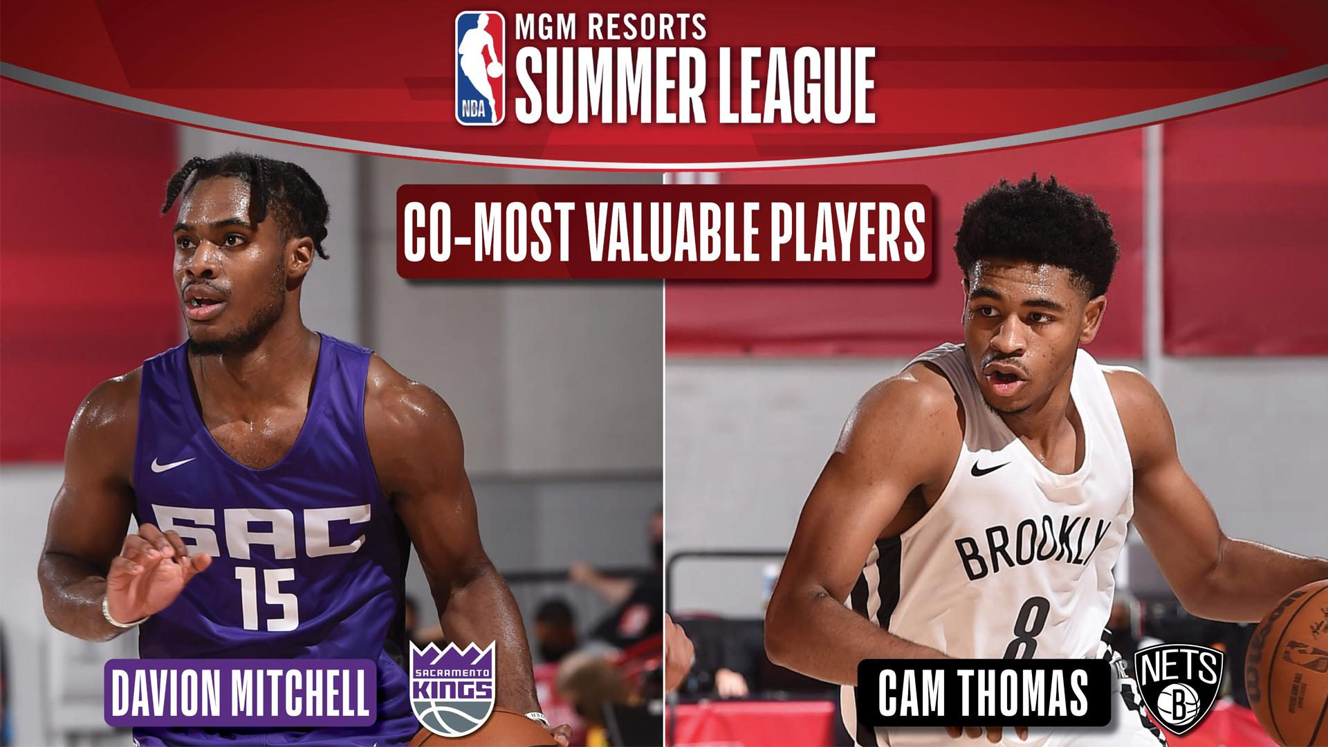 Davion Mitchell Cam Thomas MVP Summer League 2021