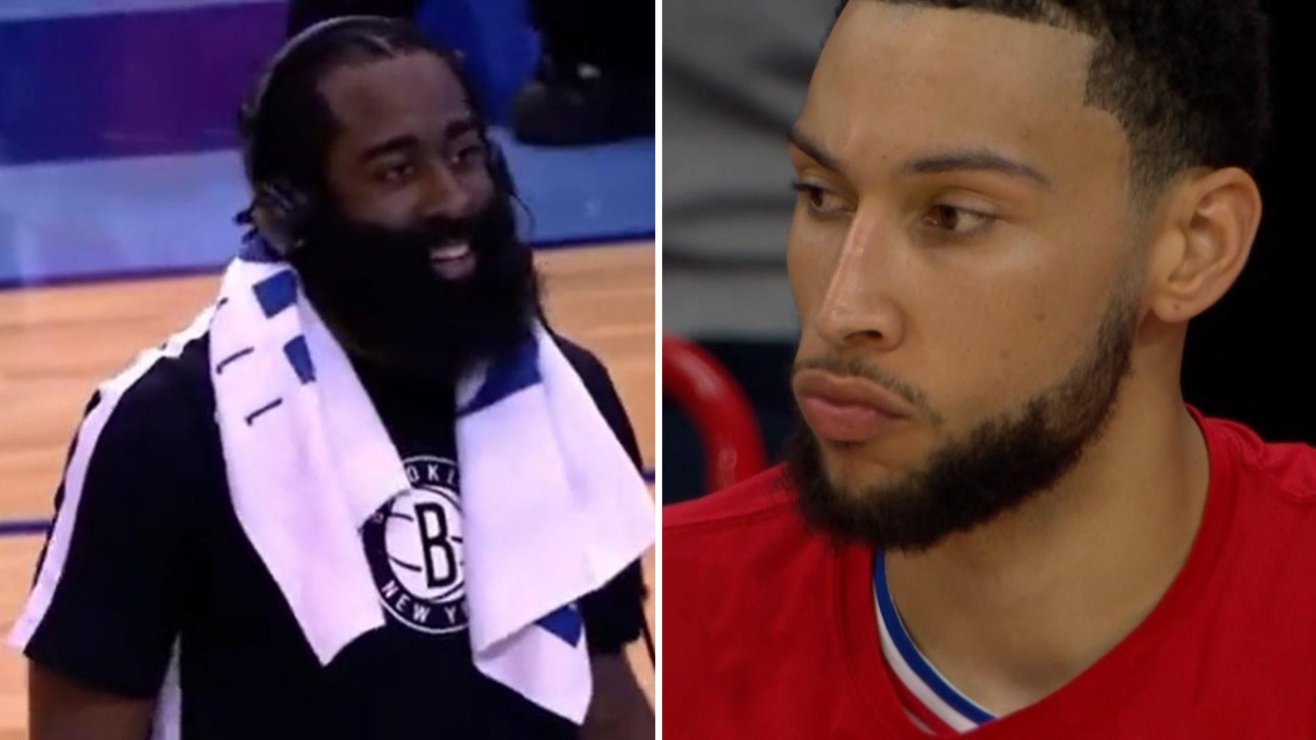James Harden Ben Simmons 2 septembre 2021