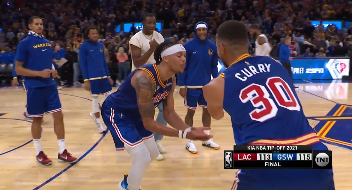 Steph Curry Damion Lee 22 octobre 2021