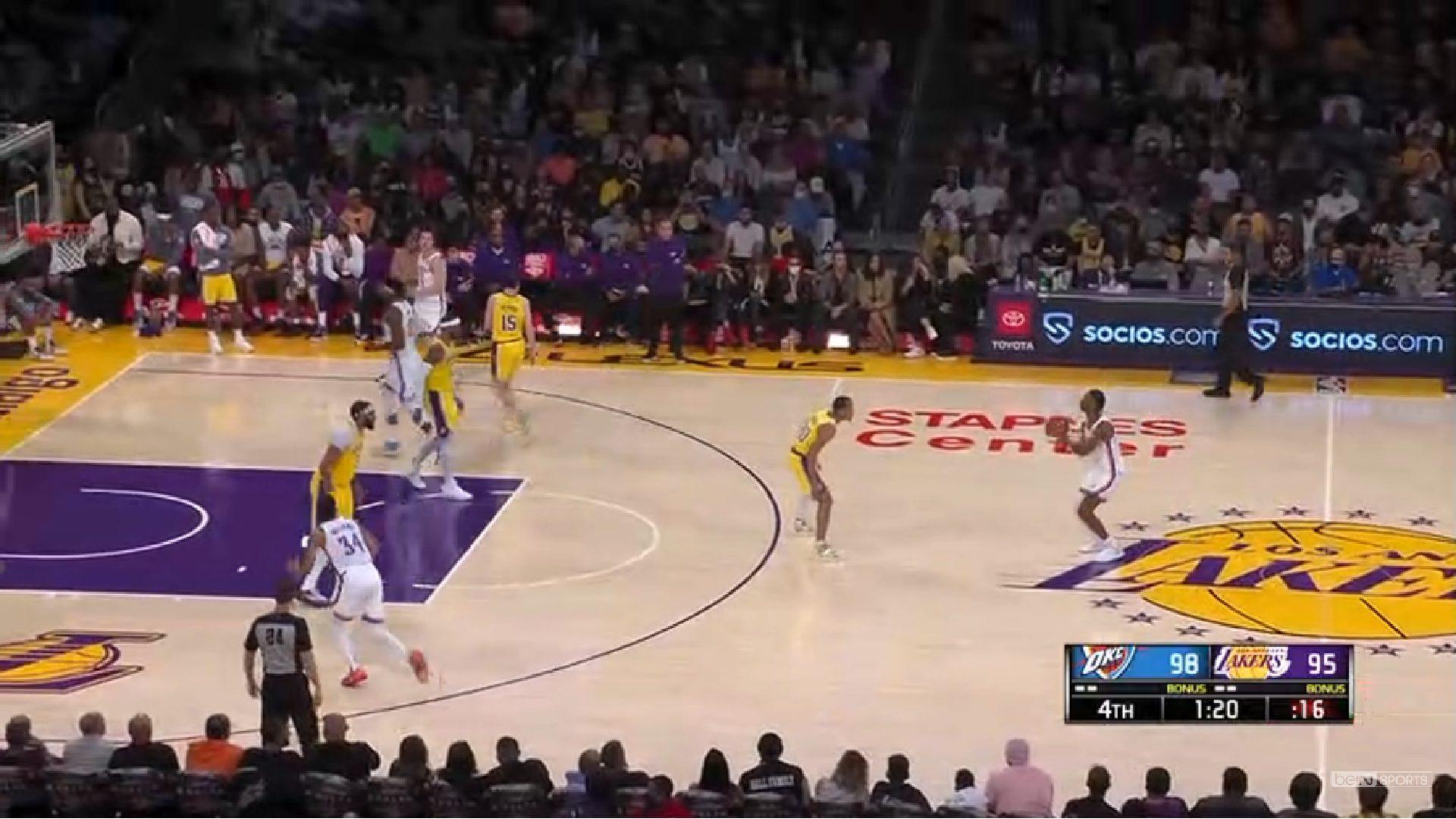 Shai Gilgeous-Alexander Thunder Top 10 5 novembre 2021