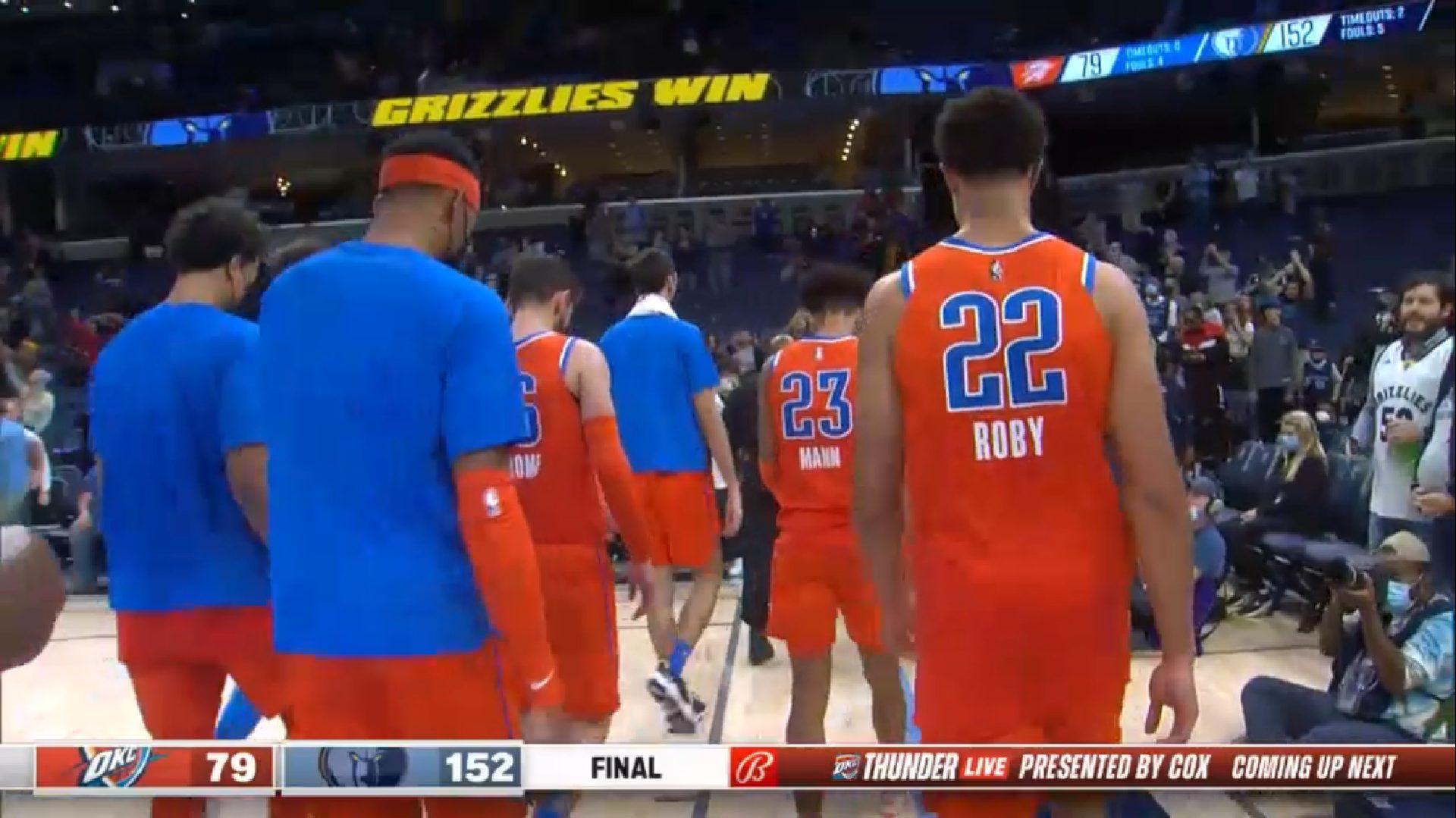 Thunder 3 décembre 2021