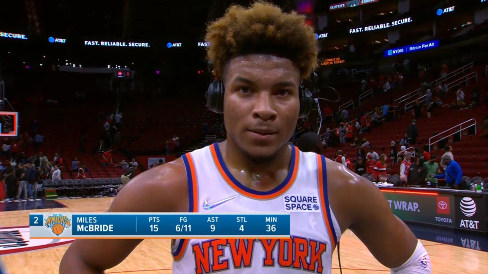 Miles McBride Knicks Résumé NBA 17 décembre 2021