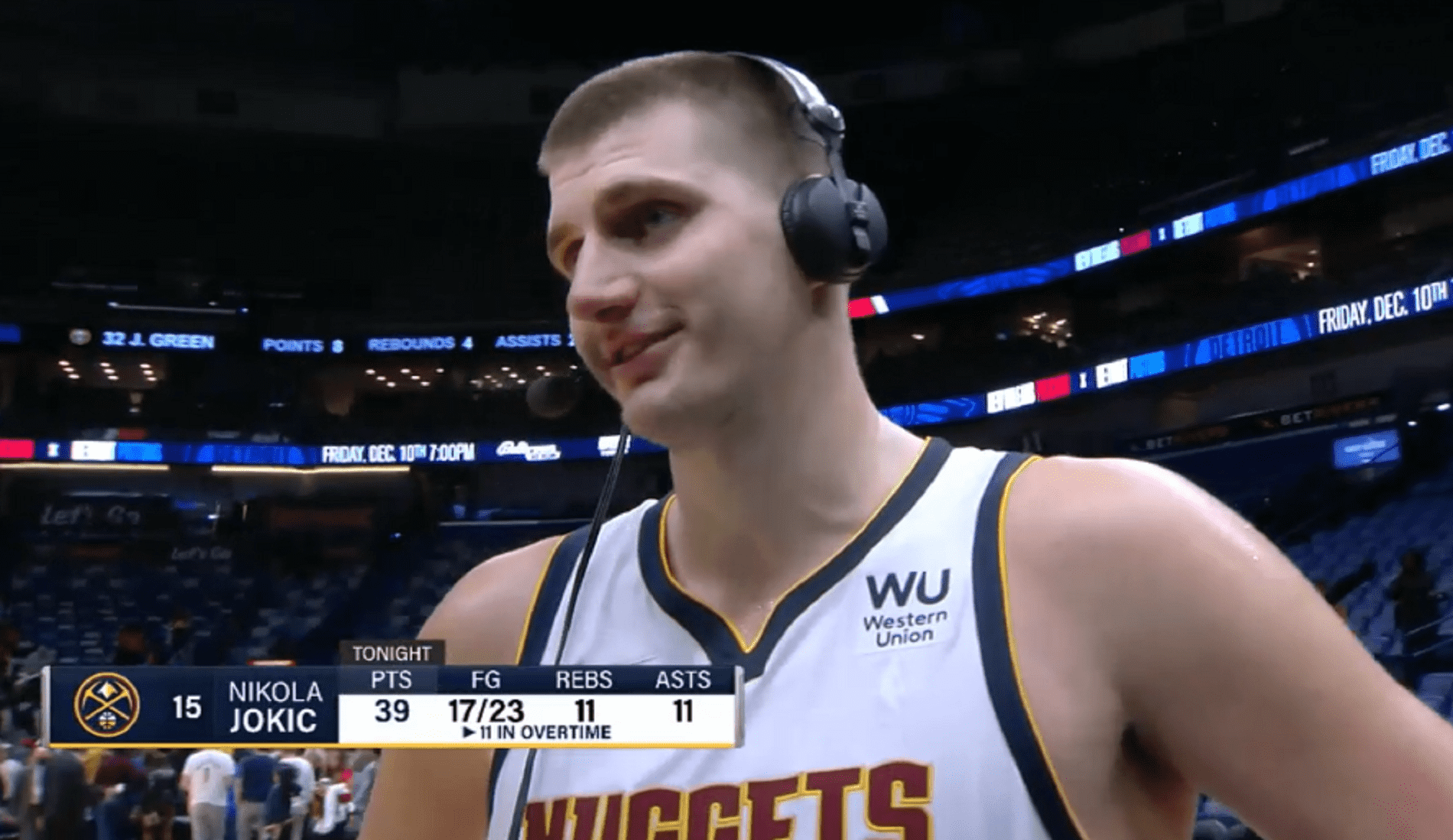 Nikola Jokic 9 décembre 2021