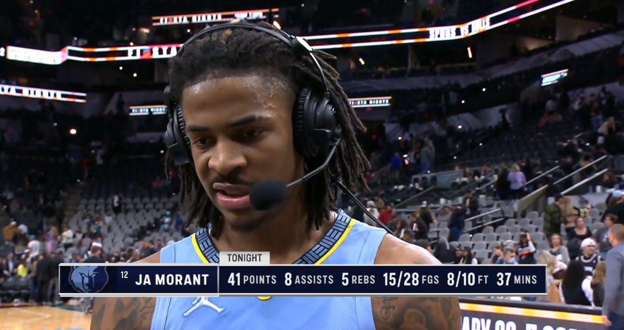 Ja Morant 27 janvier 2022