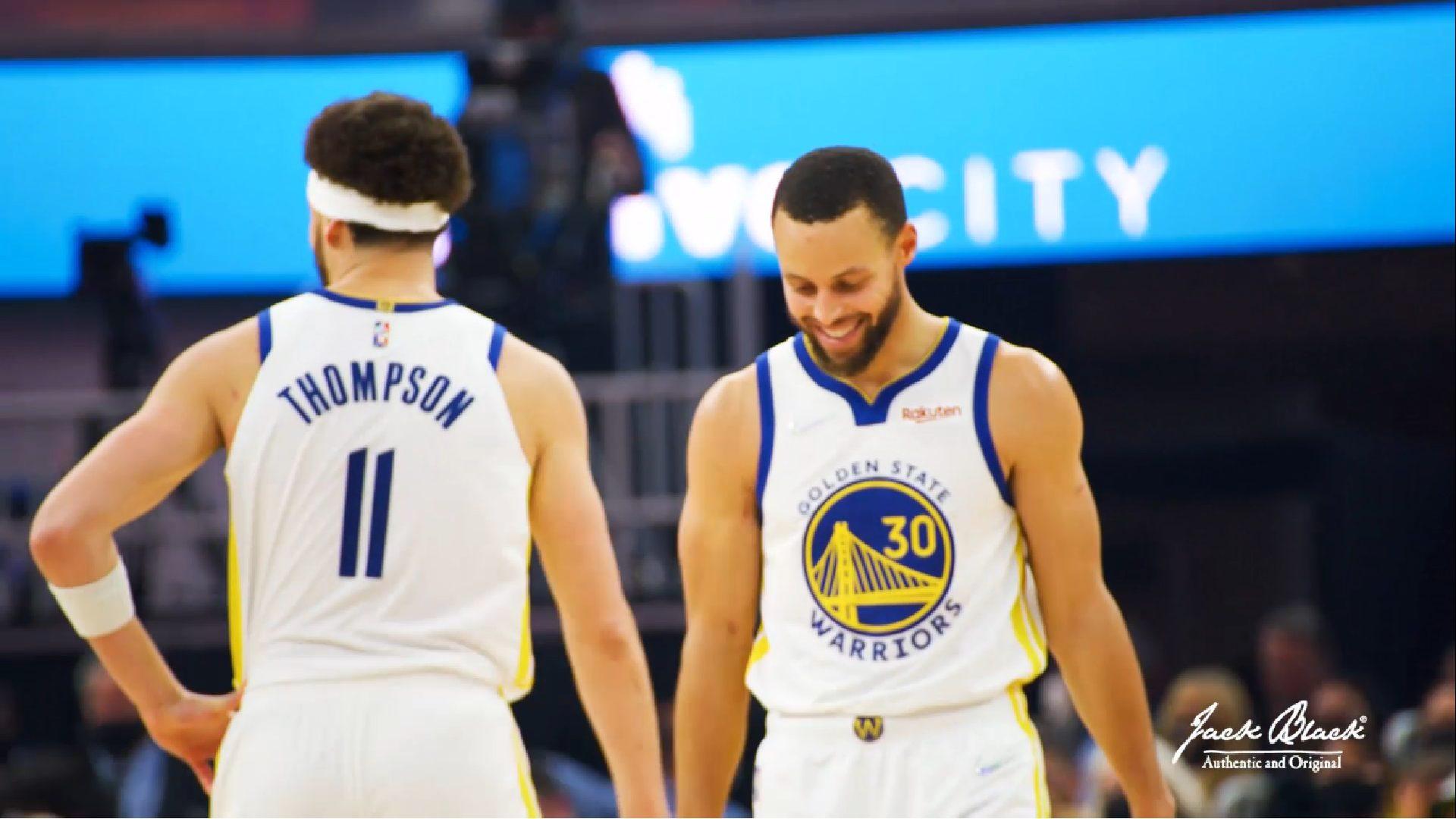 Klay Thompson Stephen Curry Warriors 28 janvier 2022