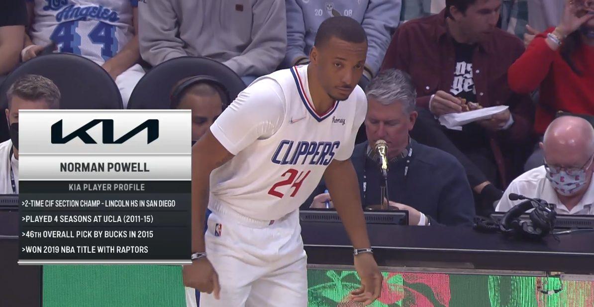 Norman Powell 7 février 2022