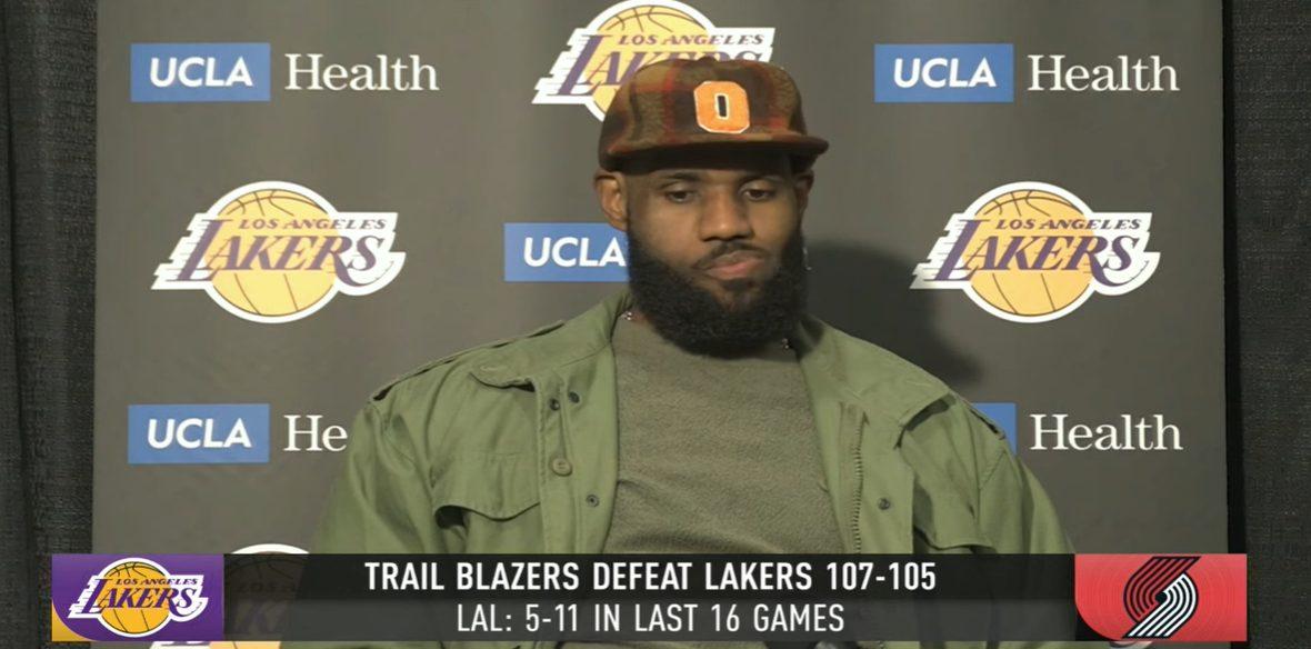 LeBron James 10 février 2022