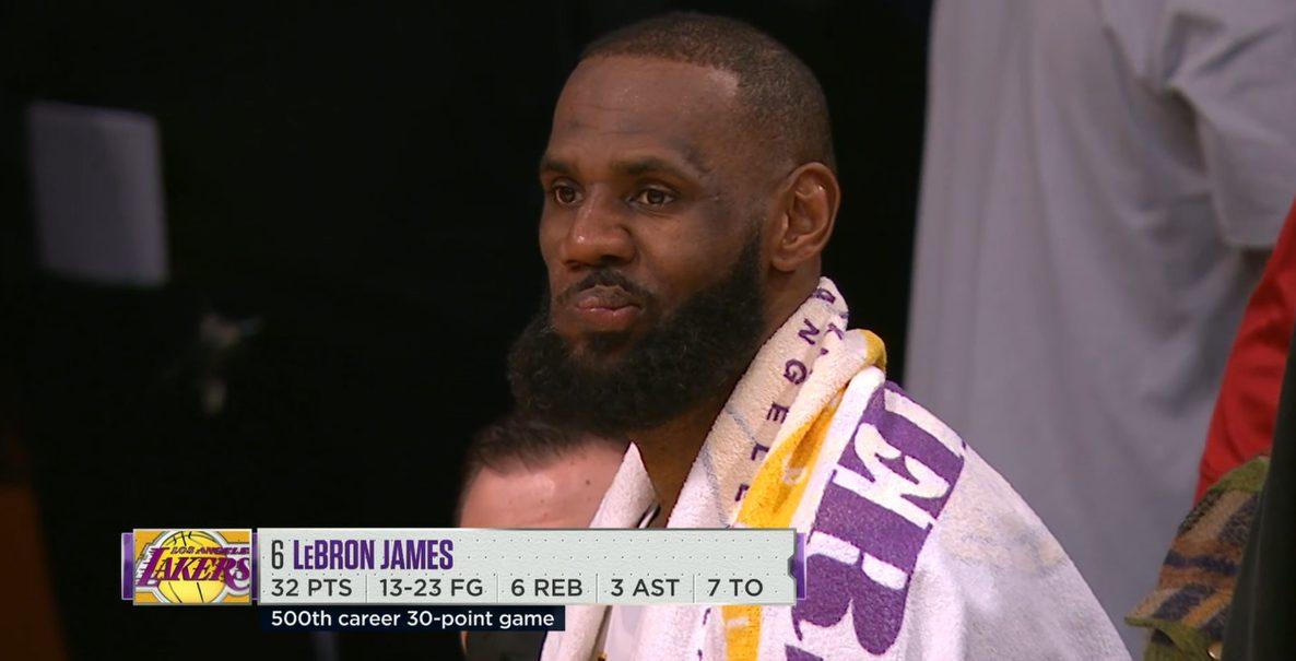 LeBron James 28 février 2022