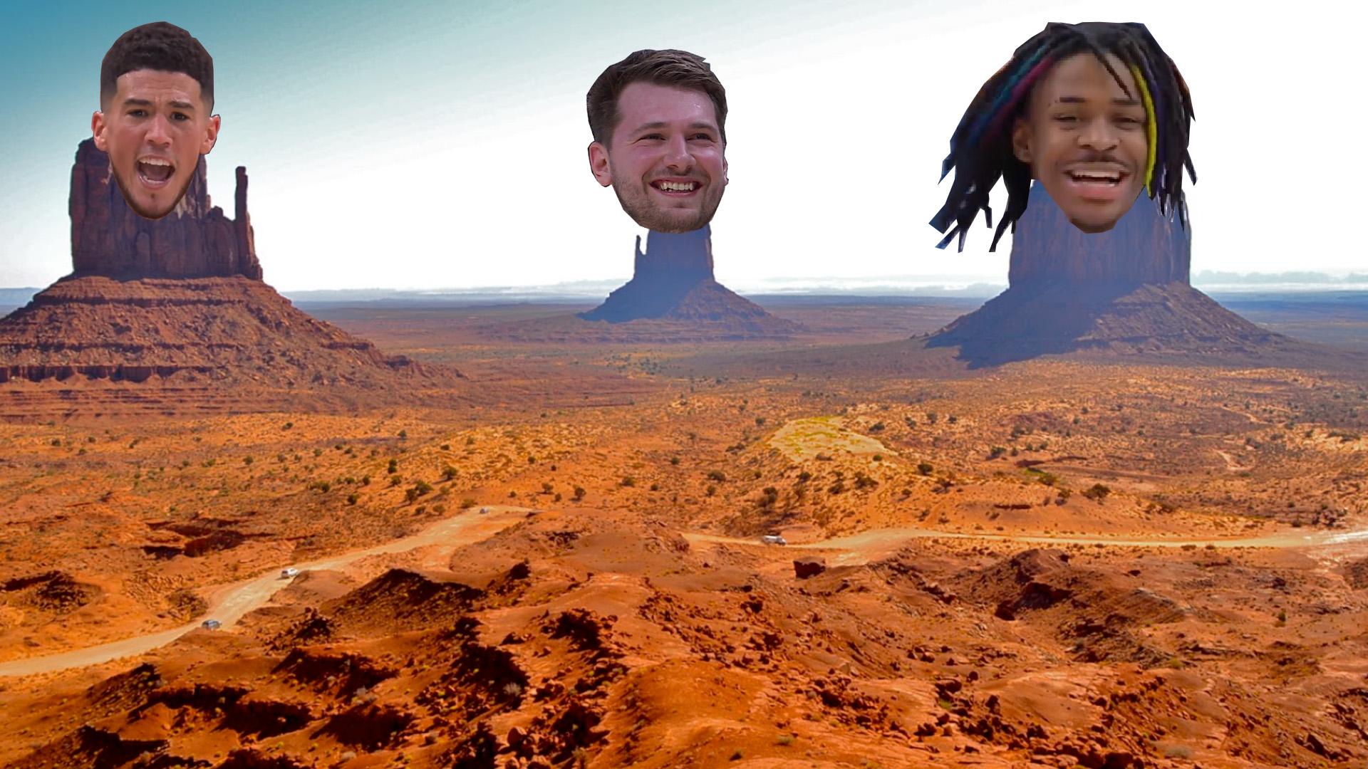 Devin Booker Ja Morant Luka Doncic