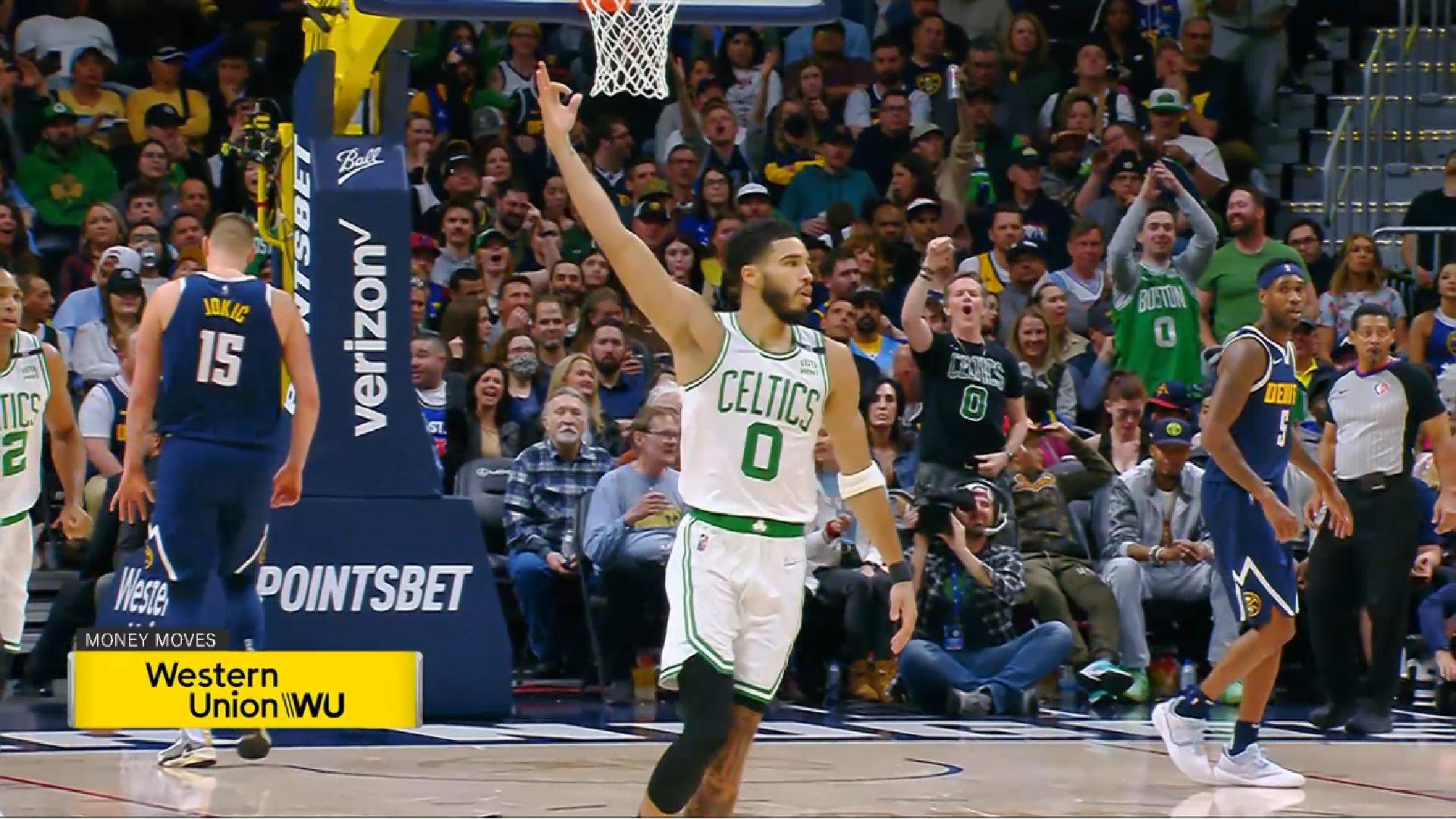 Jayson Tatum Celtics vs Nuggets 21 mars 2022 pari