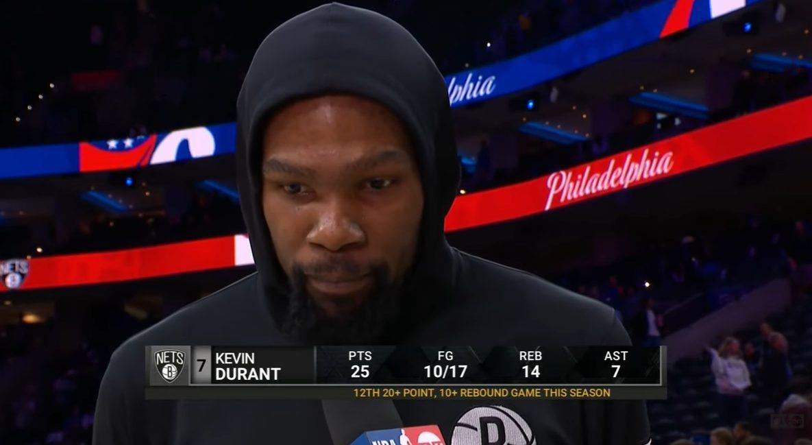 Kevin Durant notes 11 mars 2022