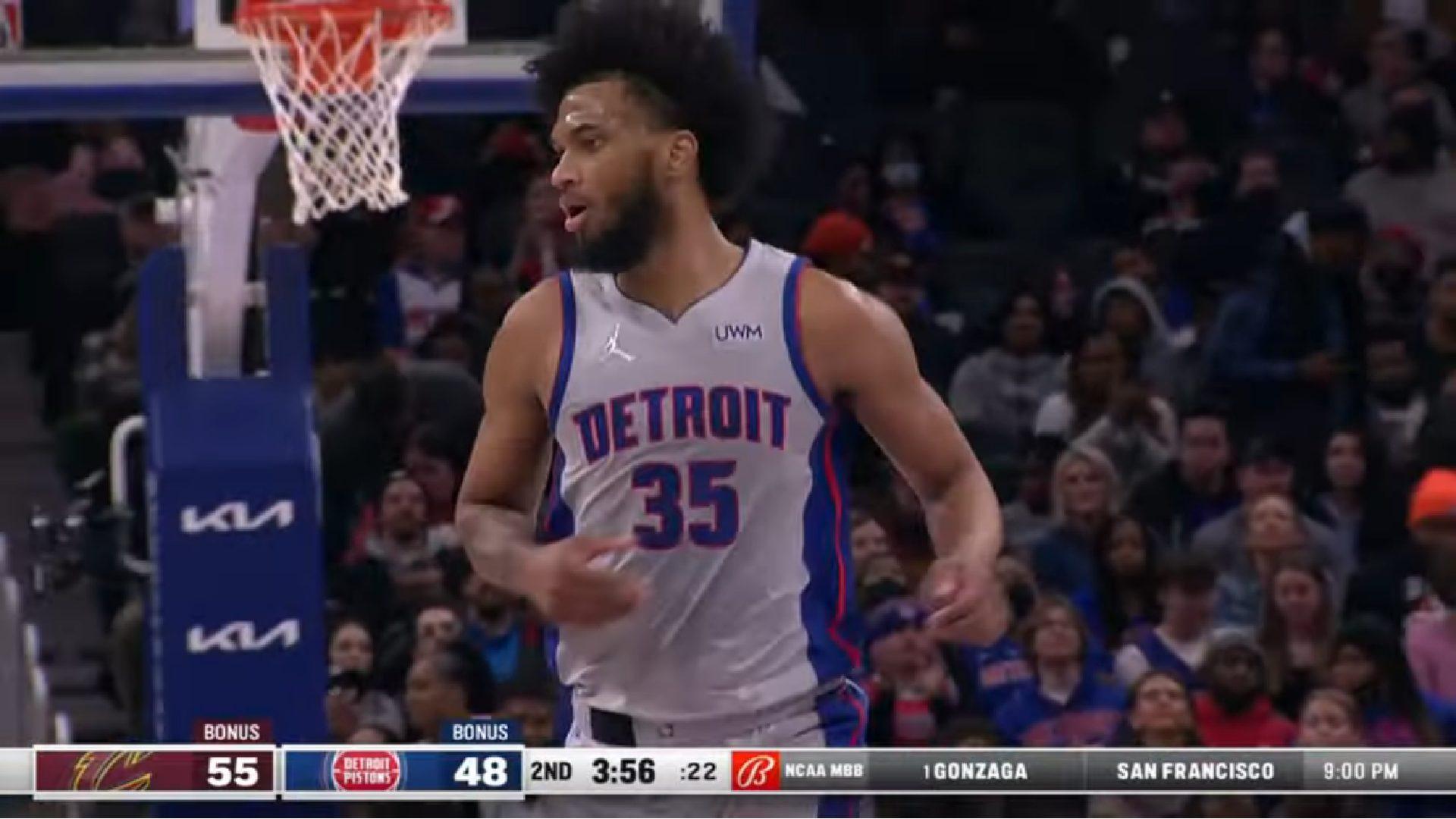 Marvin Bagley III Pistons 17 mars 2022