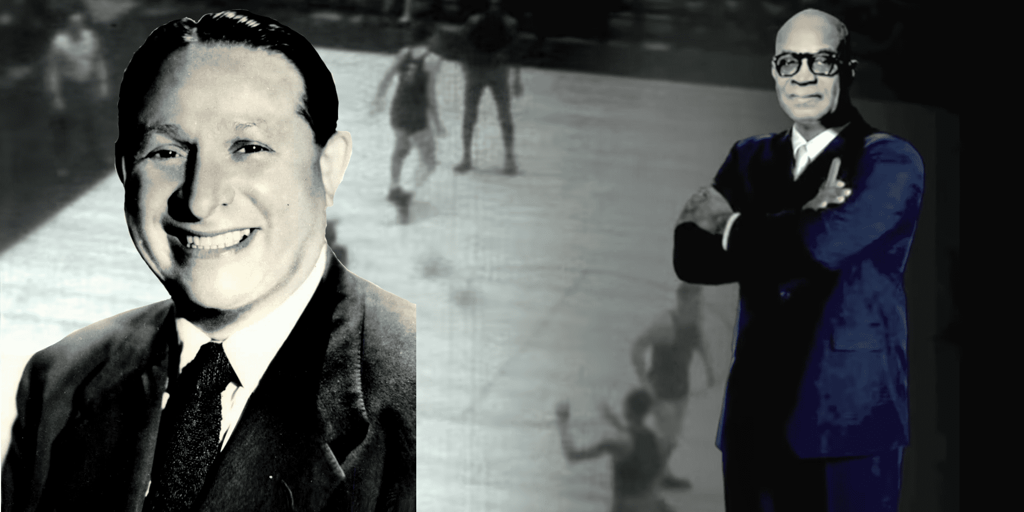 New York Renaissance vs Harlem Globetrotters et Abe Saperstein vs Bob Douglas