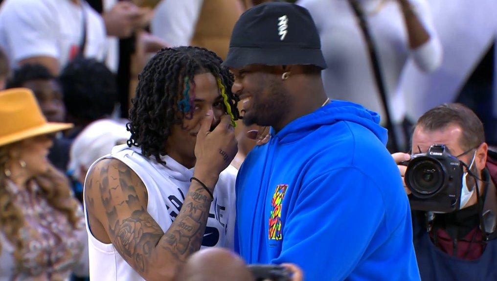 Ja Morant Zion Williamson 10 avril 2022