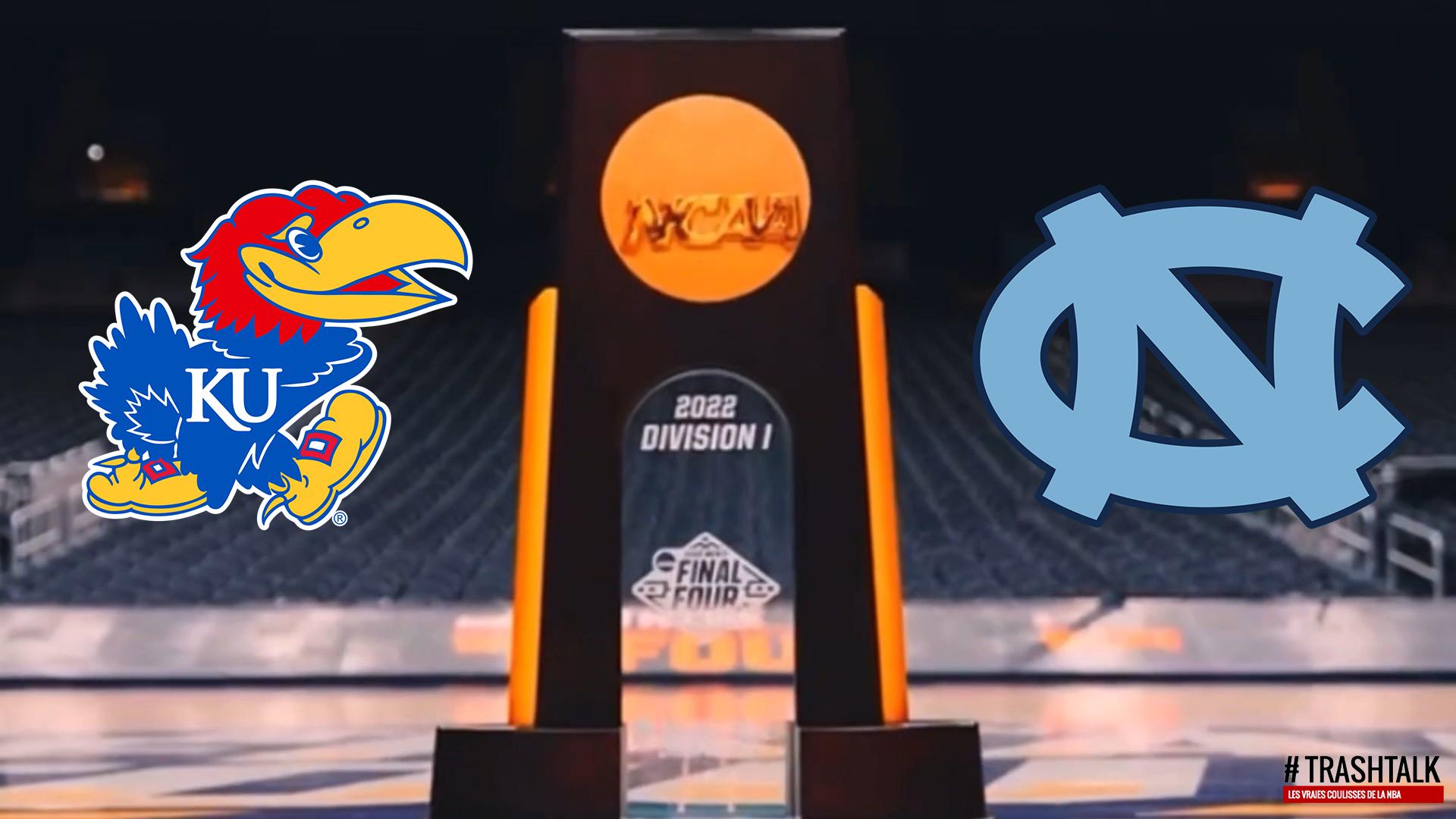 Preview Finale NCAA 2022 North Carolina Tar Heels Kansas Jayhawks