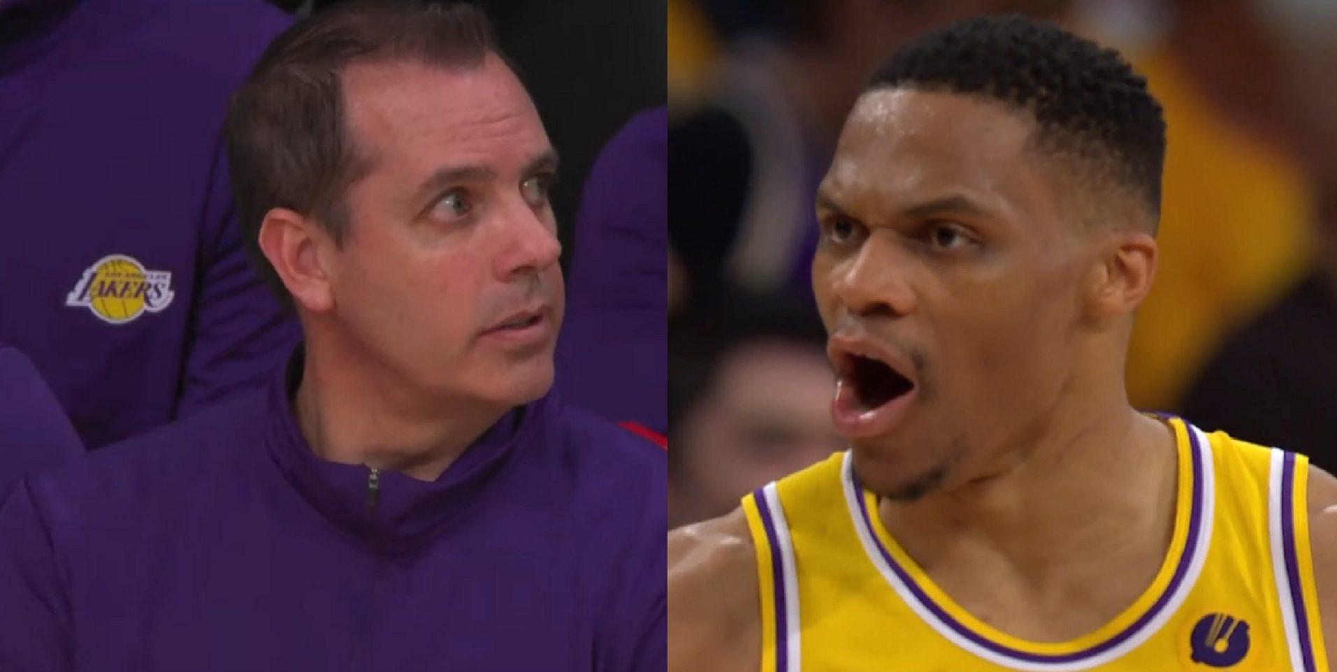 Russell Westbrook Frank Vogel Lakers 9 avril 2022